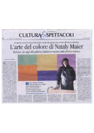 Press review: Alto Adige, 17.9.2010, Severino Perelda