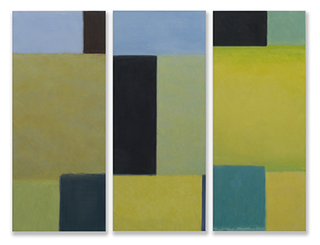 Sconfinitudine, Sconfinitudine, 2011, tempera all'uovo, triptych 744.8×31.5 inch