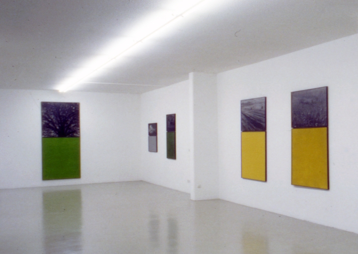 Diptych, photo/colour, Gallery von Braunbehrens, 1992, Munich