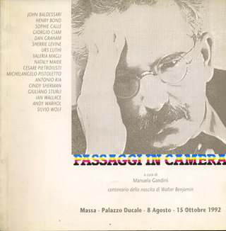 Pubblicazioni, Passaggi in camera, 1992, Palazzo Ducale, Massa – testo: Manuela Gandini