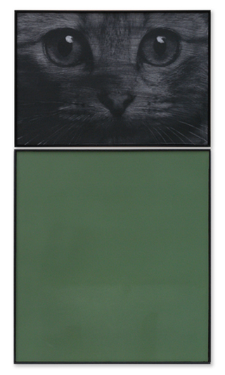 Diptych, photo/colour, Papermoon, 1992, photo and pigment on canvas