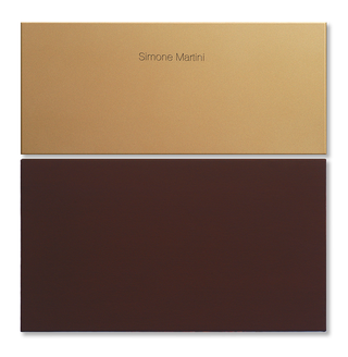 Ut pictura poesis, Sirmone Martini, 2005, dittico, 52×52.5 cm