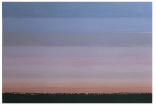 Landscapes, Morning sky, 2014, 31.5×51.1 inch